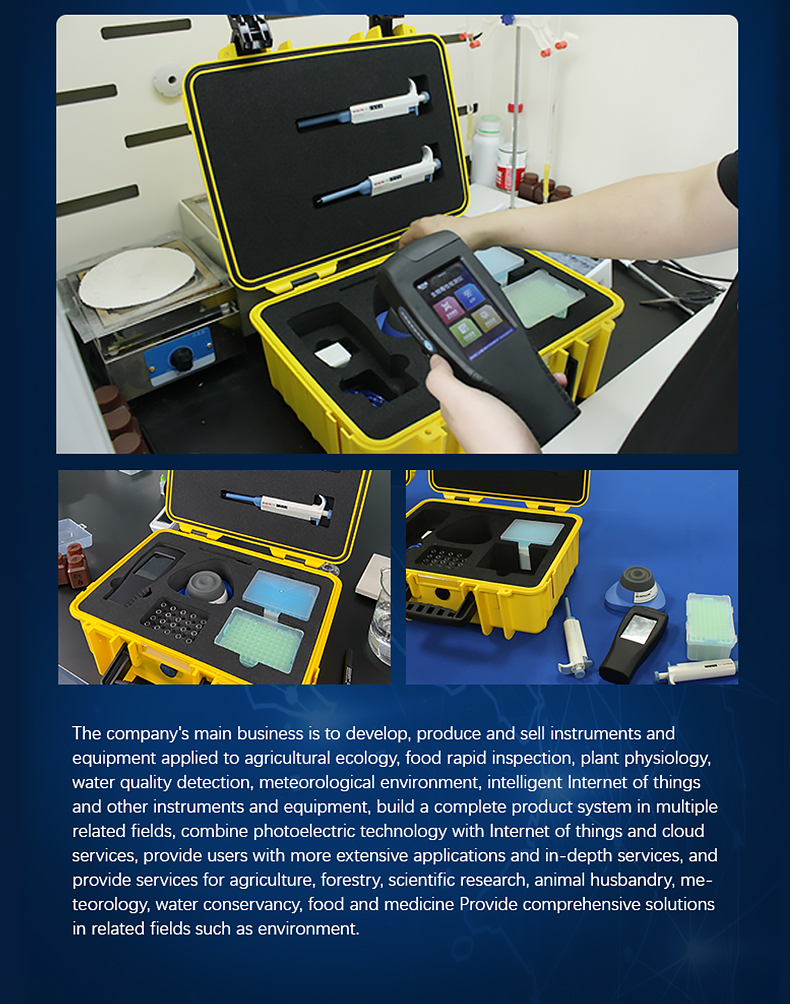 Full product portfolio of portable water quality testing instruments for multi-industry applications