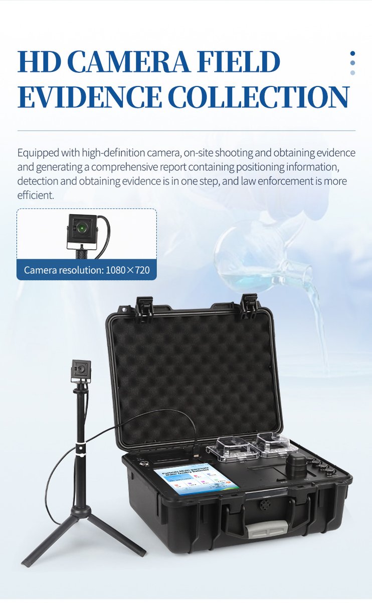 Portable photo documentation setup for recording visual evidence during field nutrient sampling campaigns