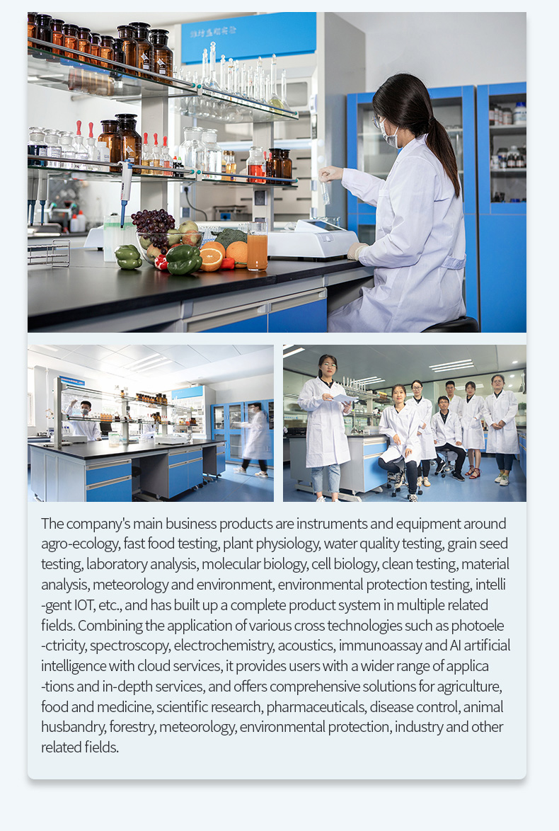 Dedicated water quality research laboratory with analysts performing nutrient sample preparation and testing