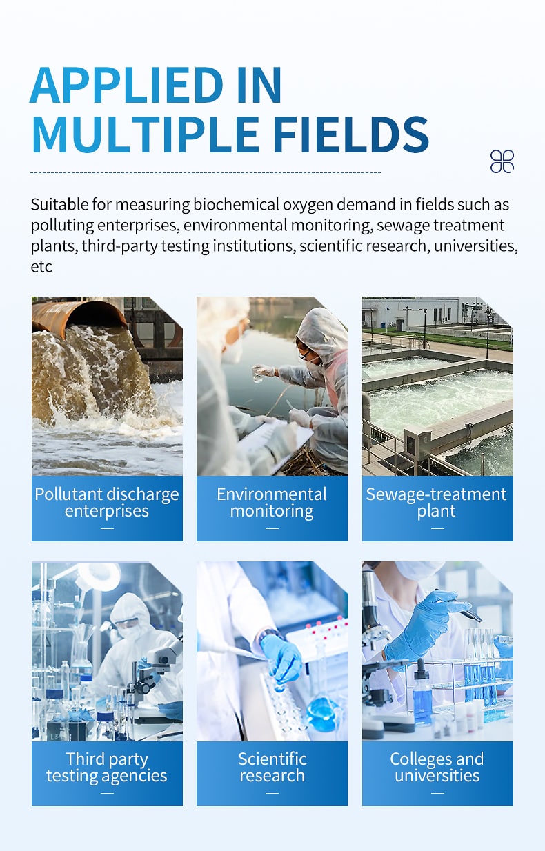 BOD measurement applications in wastewater monitoring and laboratories